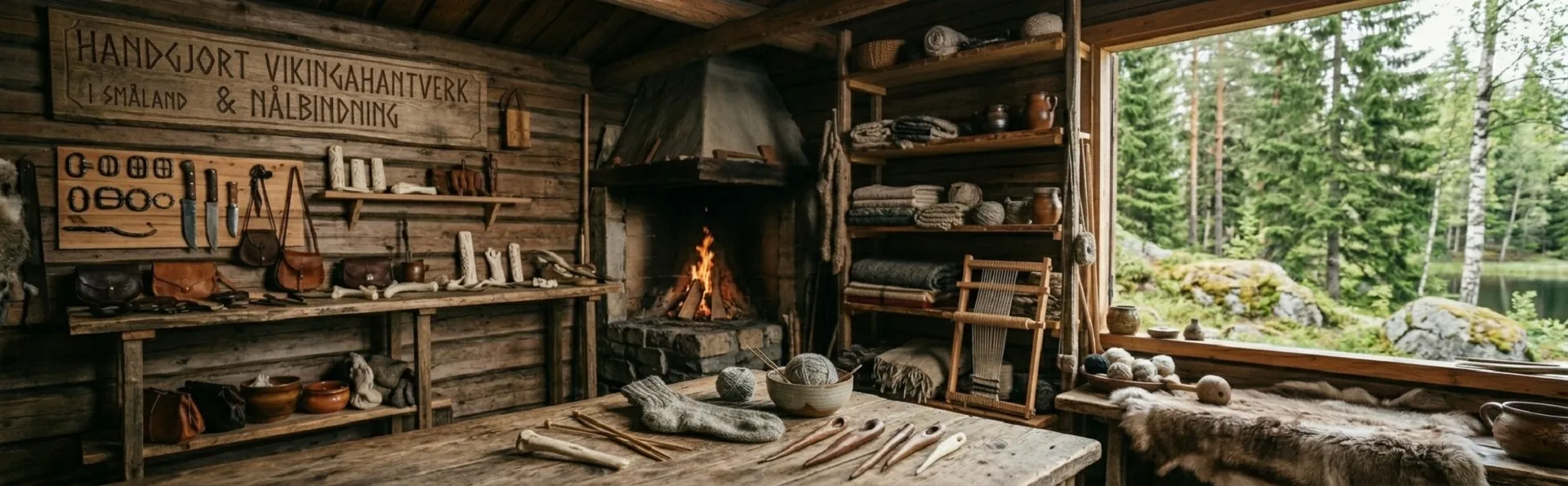 Vikingatida hantverk - handgjort med Nålbindning ASHM Elsemåla